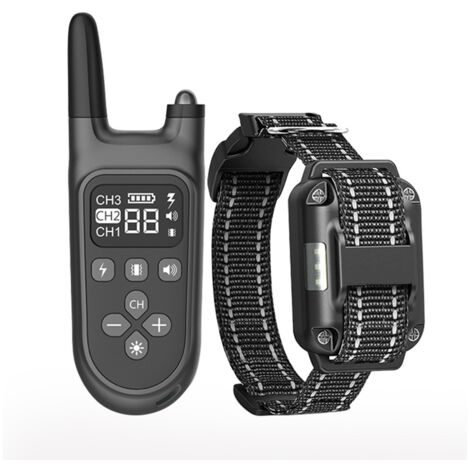 Télécommande anti-aboiements pour chiens - Collier de dressage intelligent