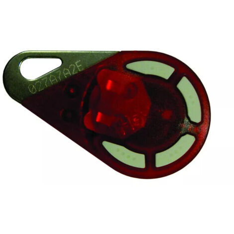 Télécommande bi-tech 4 boutons -  EVICOM - Rouge