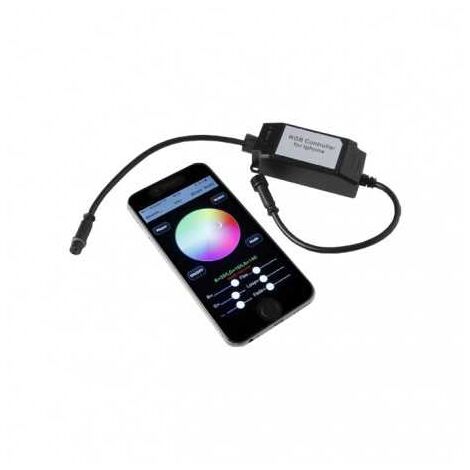 Télécommande Bluetooth pour Spot LED Couleur RGB (pour Smartphone iOS / Android)