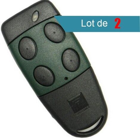 Télécommande CARDIN S449TX4 et S449 QZ4 433 MHZ Pack de 2