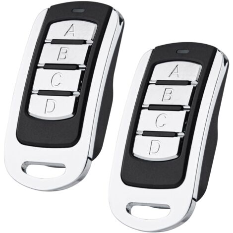 Télécommande Compatible Avec Hörmann Hsm 4, Hs(M) 2/4, Hsp 4, Hsm 2, Hs 1, Hse 2 - Fréquence 868,3 Mhz - Noir