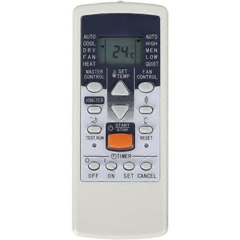 Télécommande compatible avec tous les modèles de climatiseurs, pompes à chaleur et climatiseurs réversibles Fujitsu General (sans pile).