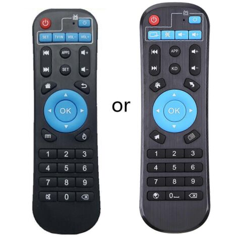 Télécommande couramment utilisée pour les boîtiers TV intelligents MXQ-4K, X96MINI, TX3 et X88 MAX +