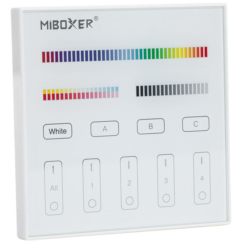 Ledkia - Télécommande dali Tactile led MiBoxer DP3S pour Contrôleur Dimmable dl-x rgb/rgbw/rgb+cct