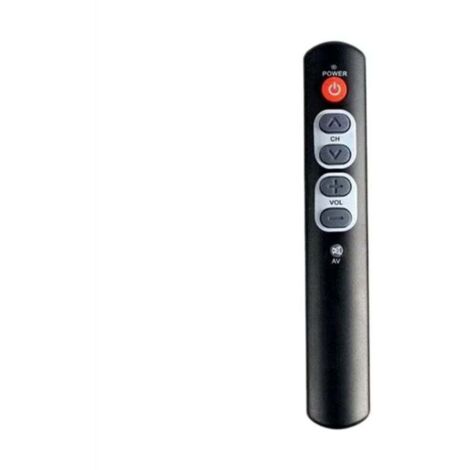 Télécommande D'Apprentissage Intelligente TV 6 Gros Boutons pour TV, Décodeur, DVD, Magnétoscope