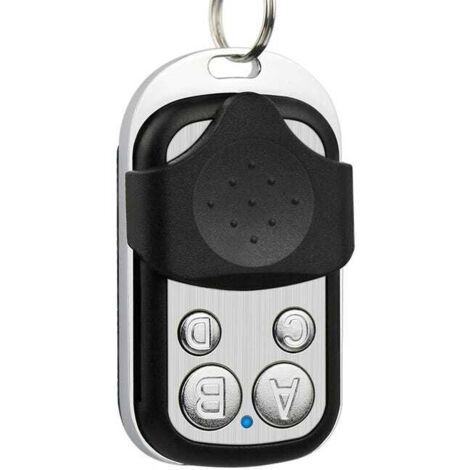 Télécommande de copie de code roulant pour porte de garage en métal à 4 boutons 433