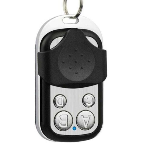 Télécommande de copie de code roulant pour porte de garage en métal à 4 boutons 433