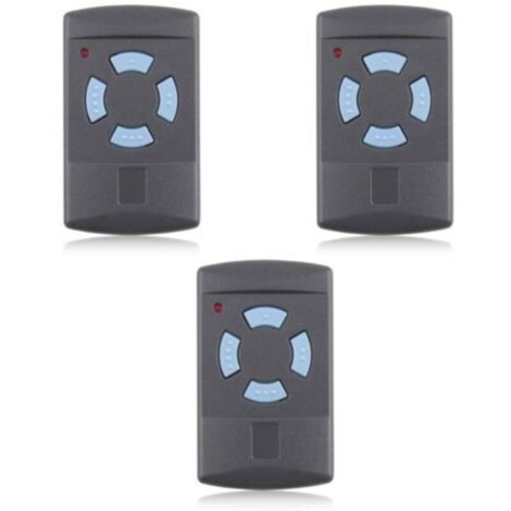 Télécommande de Garage HSM4 868 MHz télécommandes , 4 Boutons Couleur Bleue Remplacer Les émetteurs Hormann 868 MHz HS4 HSM2 HSP4 868 HS1 868 Tubauto HSM4 868 Tubauto HS4 868Fréquence , 3PACK