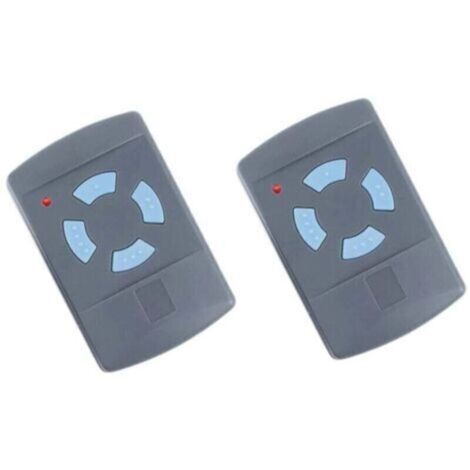 Télécommande de Garage Sdre HSM4 868 MHz avec 4 Boutons Couleur Bleue Remplacer Les émetteurs Hormann 868 MHz HS4 HSM2 HSP4 868 HS1 868 Tubauto HSM4 868 Tubauto HS4 868Fréquence, 2PACK