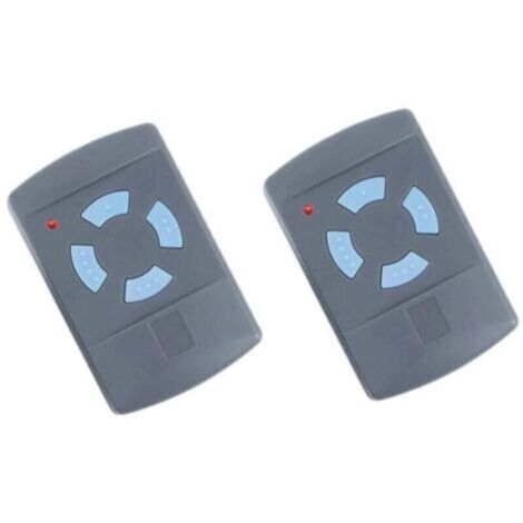 Télécommande de Garage Sdre HSM4 868 MHz avec 4 Boutons Couleur Bleue Remplacer Les émetteurs Hormann 868 MHz HS4 HSM2 HSP4 868 HS1 868 Tubauto HSM4 868 Tubauto HS4 868Fréquence, 2PACK