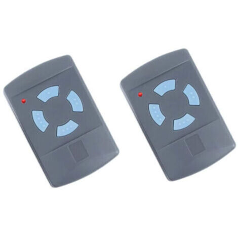 Télécommande de Garage Sdre HSM4 868 MHz avec 4 Boutons Couleur Bleue Remplacer Les émetteurs Hormann 868 MHz HS4 HSM2 HSP4 868 HS1 868 Tubauto HSM4 868 Tubauto HS4 868Fréquence, 2PACK