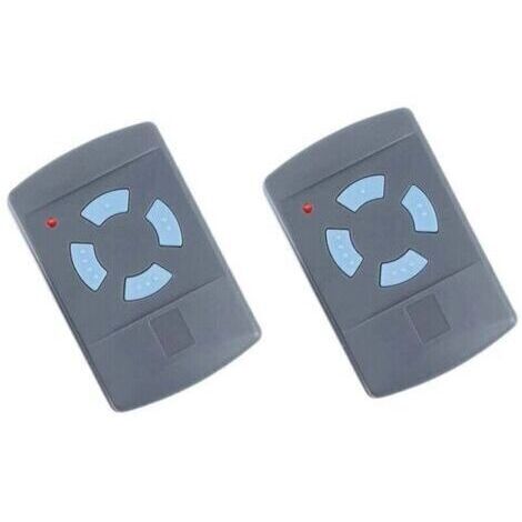 Télécommande de Garage Sdre HSM4 868 MHz avec 4 Boutons Couleur Bleue Remplacer Les émetteurs Hormann 868 MHz HS4 HSM2 HSP4 868 HS1 868 Tubauto HSM4 868 Tubauto HS4 868Fréquence, 2PACK,de