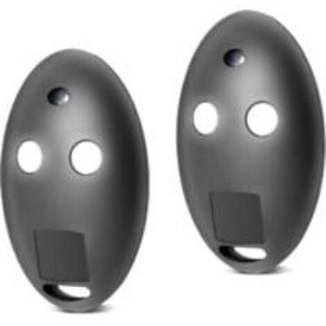 Télécommande de Portail, 2 pièces 433 MHz Télécommande compatible avec BFT MITTO2, 2 canaux, Rolling Code pour portails automatiques