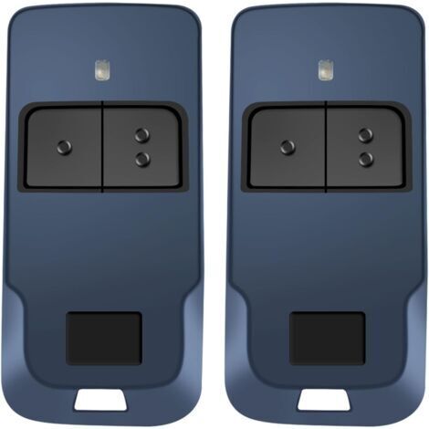 Télécommande de portail compatible avec BFT Mitto Cool C2. 2 pièces Télécommande pour portail BFT à deux canaux, remplace la télécommande BFT Mitto RCB02, télécommande pour portes de garage