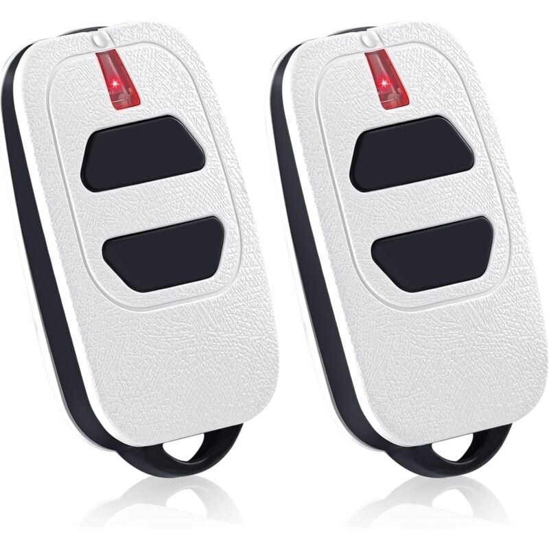 Télécommande de porte 433,92 MHz compatible avec les télécommandes de porte de garage dea GTI2/4, GT2/4, Mio TR2/4 et Mio TR2N/4N, lot de 2