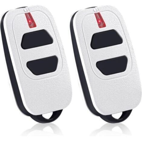 Télécommande de porte 433,92 MHz – Compatible DEA GTI2/4, GT2/4, Mio TR2/4, TR2N/4N – Lot de 2 – Piles incluses