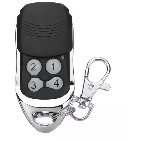 Télécommande de Porte de Garage 433 MHz, Duplicateur de Télécommande pour Portail et Garage, Clé Porte-Clés avec Clone 433.92 MHz pour Ouverture Porte Électrique