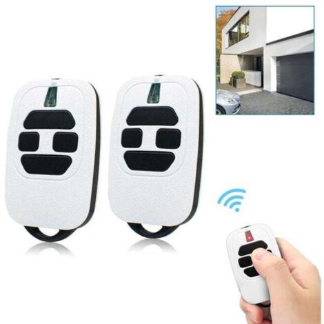 Télécommande de porte de garage 433,92 MHz compatible avec GTI2/4, GT2/4, Mio TR2/4, Mio TR2N/4N - 2 pièces