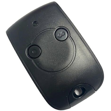 Télécommande de porte de garage à 2 boutons 2 / NS 4, noire