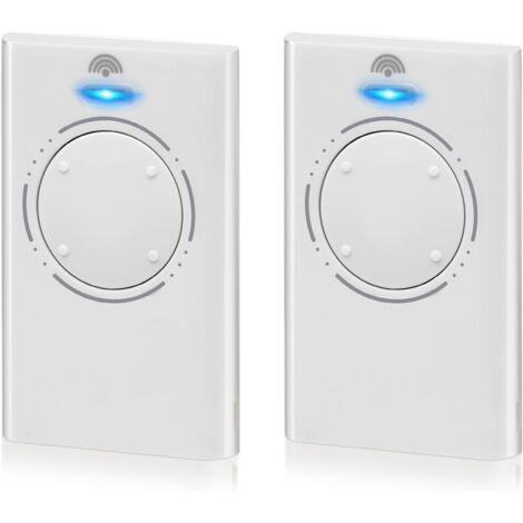 Télécommande de porte de garage, télécommande en deux parties, fréquence 433 MHz, compatible avec les télécommandes XT2 433 SLH LR et XT4 433 SLH LR, 4 canaux, blanche