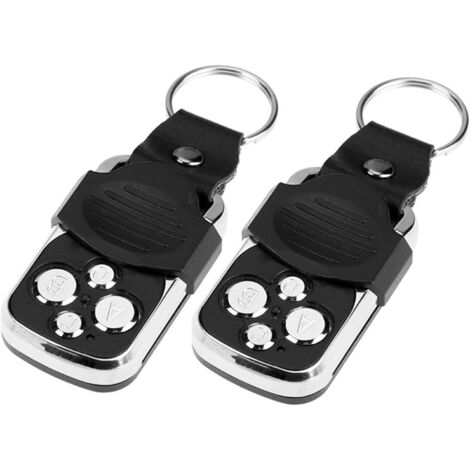 Télécommande de porte en double [2 pièces], 4 boutons pour contrôler jusqu'à 4 portes