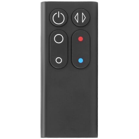 Télécommande de remplacement AM04 AM05 pour radiateur soufflant (noire)