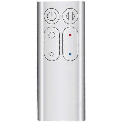 Télécommande de remplacement compatible avec le purificateur d'air AM04 AM05 et le ventilateur sans pales (couleur argent).
