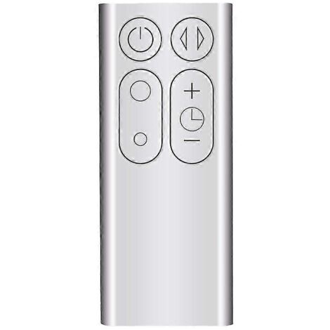Télécommande de remplacement compatible avec le purificateur d'air et ventilateur sans pales AM11 TP00 (couleur argent).