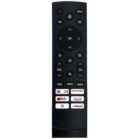 Télécommande de remplacement ERF3Q90H pour téléviseur LED intelligent ---