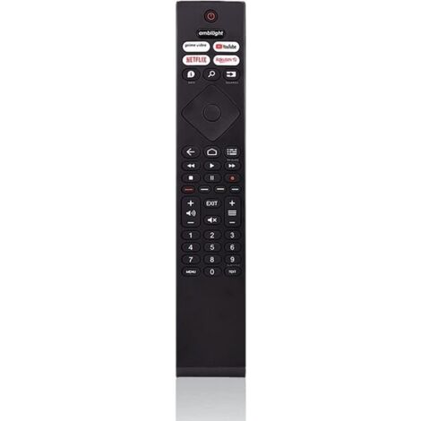 TéLéCommande de Remplacement pour Philips Ambilight 4K Ultra HDR OLED Android Smart TV 398GR10BEPHN0041BC BRC0984501/01