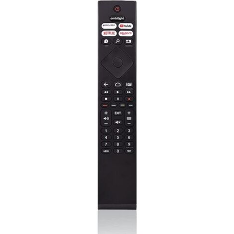 TéLéCommande de Remplacement pour Philips Ambilight 4K Ultra HDR OLED Android Smart TV 398GR10BEPHN0041BC BRC0984501/01