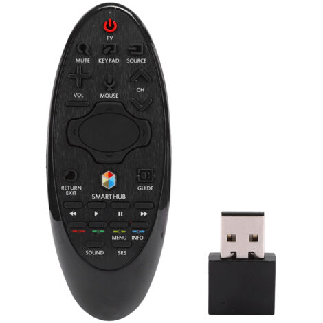 Télécommande de remplacement pour Samsung SR-7557 HUB Smart TV (noire)
