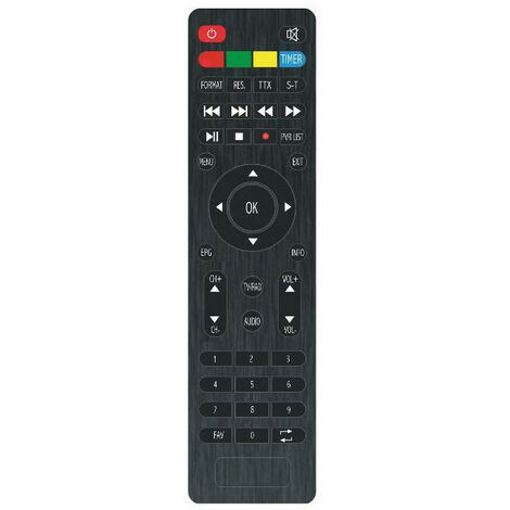Télécommande de remplacement pour systèmes DEMO SAT – Compatible TSV7600, TSV8600, VEGAHD, SIRIUSHD – Installation simple et rapide – Servimat