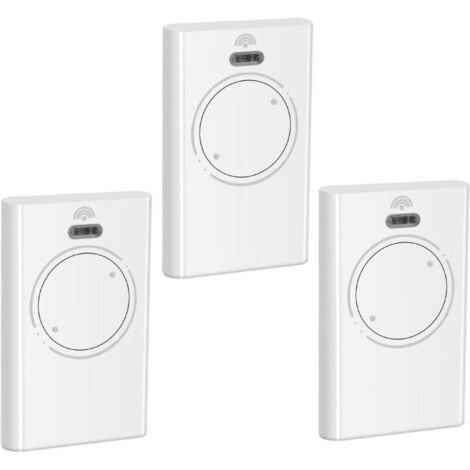 Télécommande de remplacement XT2 868 SLH LR, Compatible 868 MHz Double canal, Blanc, 3 unités