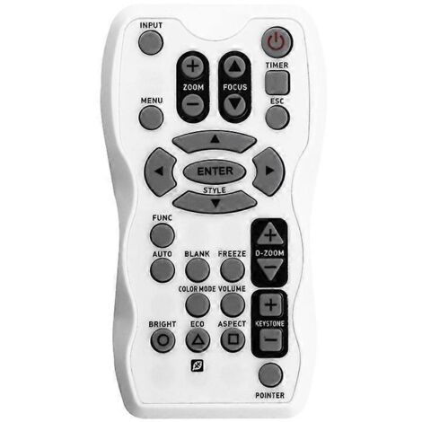 Télécommande de remplacement YT-110 pour projecteur XJ-A141, XJ-A146 (blanc)