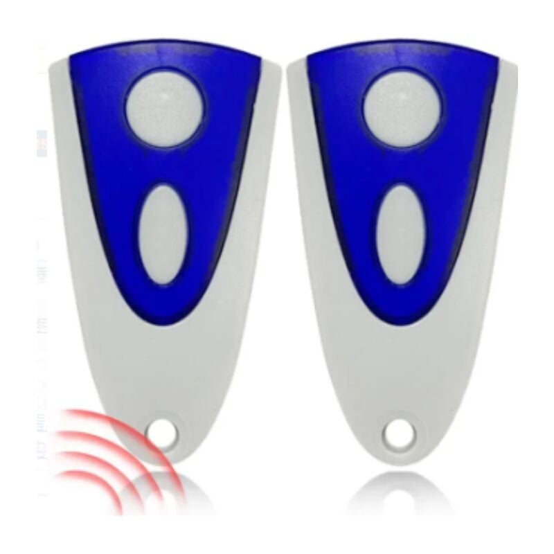 Télécommande de volet roulant de porte de garage 433,92 MHz compatible avec la télécommande Novoferm2pcs