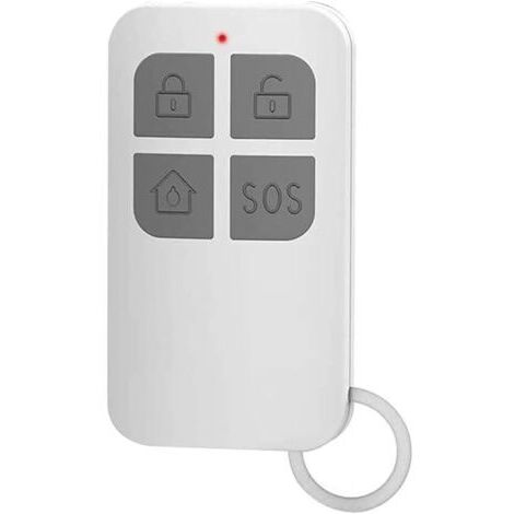 Télécommande, désactivation, avertisseur sonore, alarme et appel d'urgence, portée maximale de 15 m, sans interférences