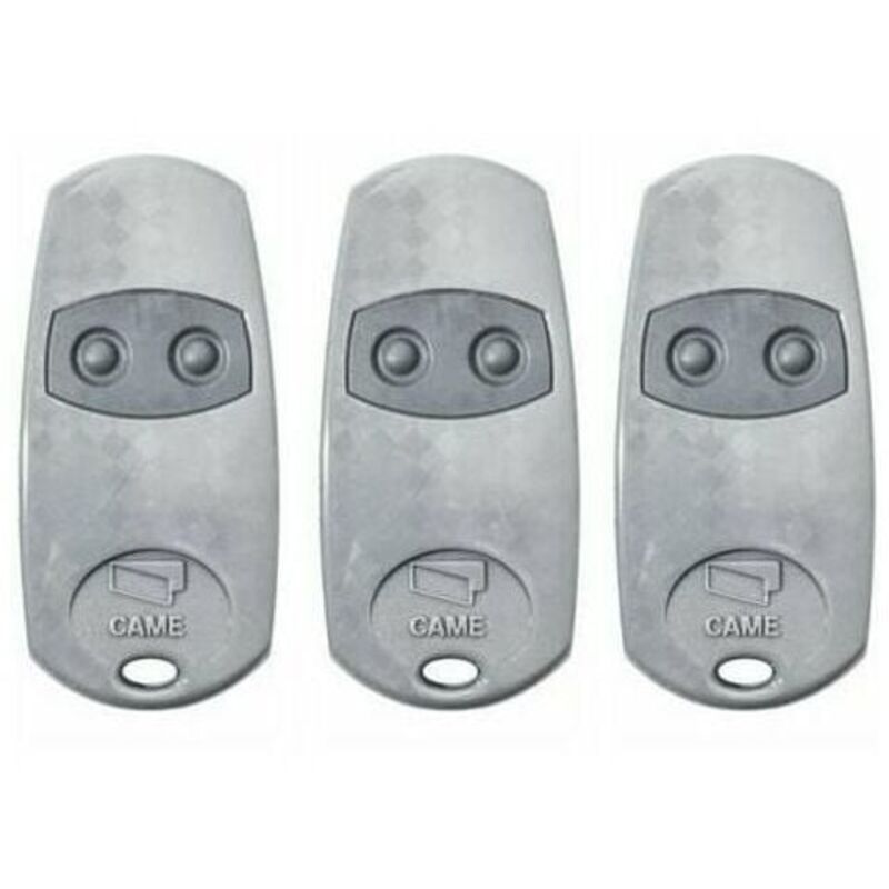 Telecommande d'origine Came TOP432EE 3 pieces. Frequence de code fixe 433,92 MHz