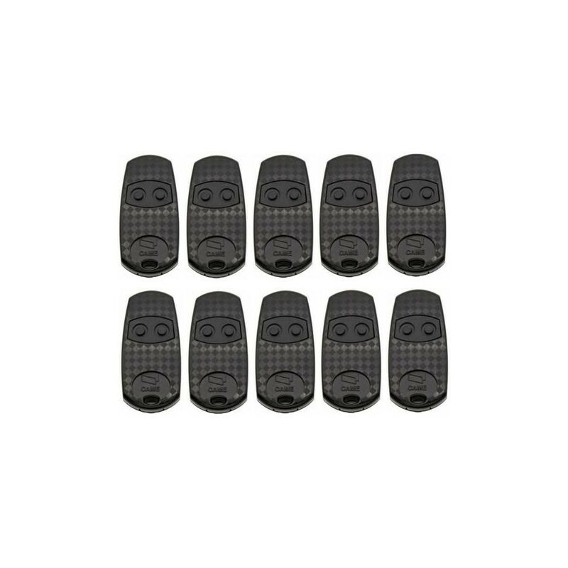 Telecommande d'origine Came TOP432EV 10 pieces. Frequence de code fixe 433,92 MHz. 8050456003058