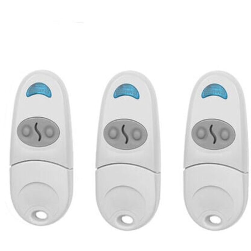 Telecommande d'origine Came TOP432NA 3 pieces. Frequence de code fixe 433,92 MHz