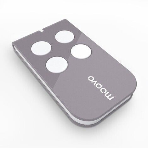 Télécommande émetteur mural 4 canaux – Compatible Moovo et Mhouse – Fréquence 433.92 MHz – Sécurité code variable – MT4G