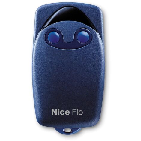 Nice – Télécommande émetteur mural 2 canaux – Fréquence 433.92 MHz – Programmation simple à dip switches – Compatible récepteurs universels
