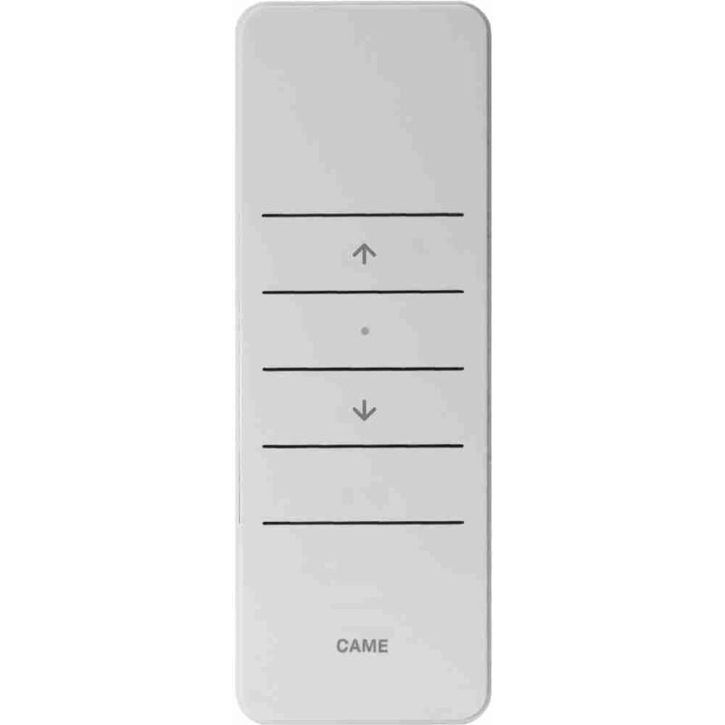 Télécommande Émetteur Radiocommande 433.92Mhz 1 Canal Blanc Came elvis 1 001YE0144