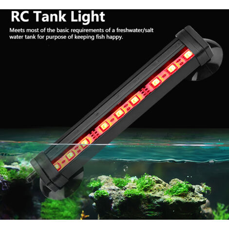 Télécommande et Manuel de Changement de Couleur - Lampe LED Aquarium Économie d'Énergie avec Bulles Colorées Lumineuses (100-240V, 16cm Norme Européenne) - AUTRES
