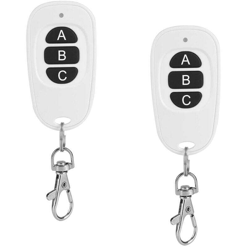 Télécommande Ev1527, Garage Télécommande 433Mhz, 3 Canaux Télécommande sans Fil