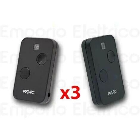 Télécommande FAAC 3 x 2 canaux XT2 433 SLH LR 787007