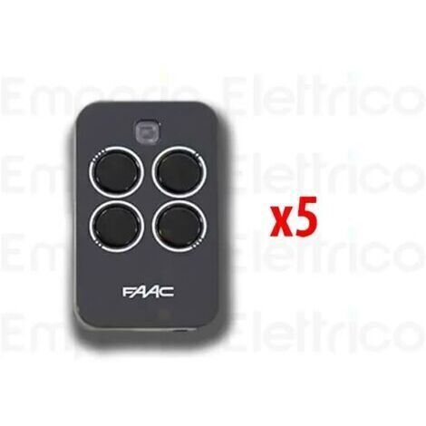 Télécommande FAAC 5 x 4 canaux XT4 433 RC 787456