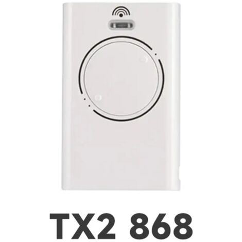 Télécommande Garage XT2 XT4 SLH LR FAAC 433/868 MHz – 1 Pièce, Blanc
