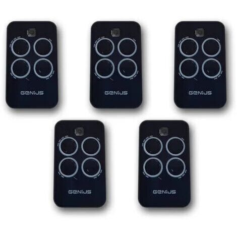 Télécommande Genius 5 x 4 canaux 433 MHz pour JLC Echo TX4 6100334