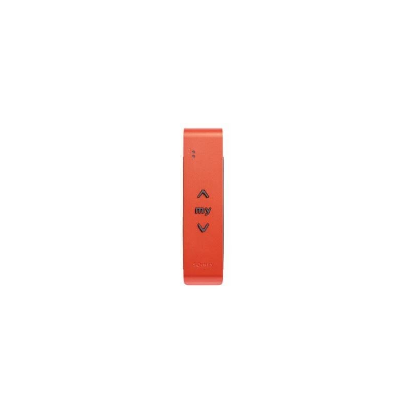 Télécommande murale situo io metal orange - 1 canal Somfy